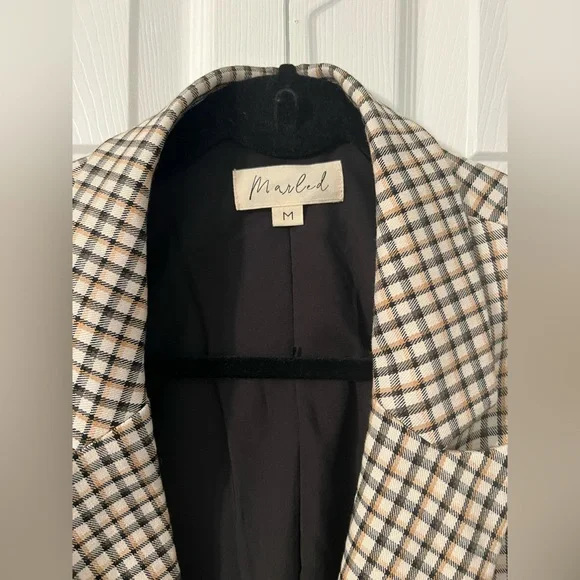 Women’s plaid blazer - Size M - Picture 2 of 4
